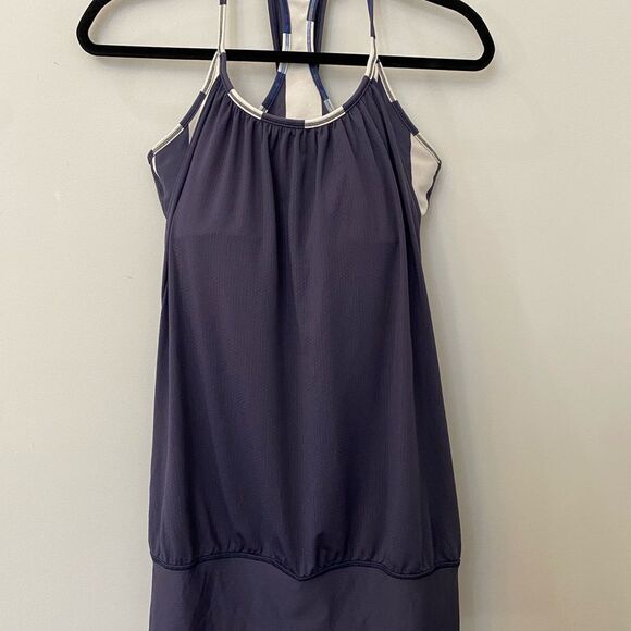 Lululemon No Limits Built In Bra Racerback Tank Top Women Size 10 - Picture 3 of 9
